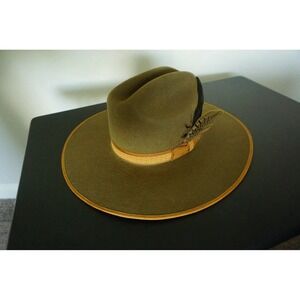 Custom Cowboy Fedora Handstitched hat, by Dallas Hats